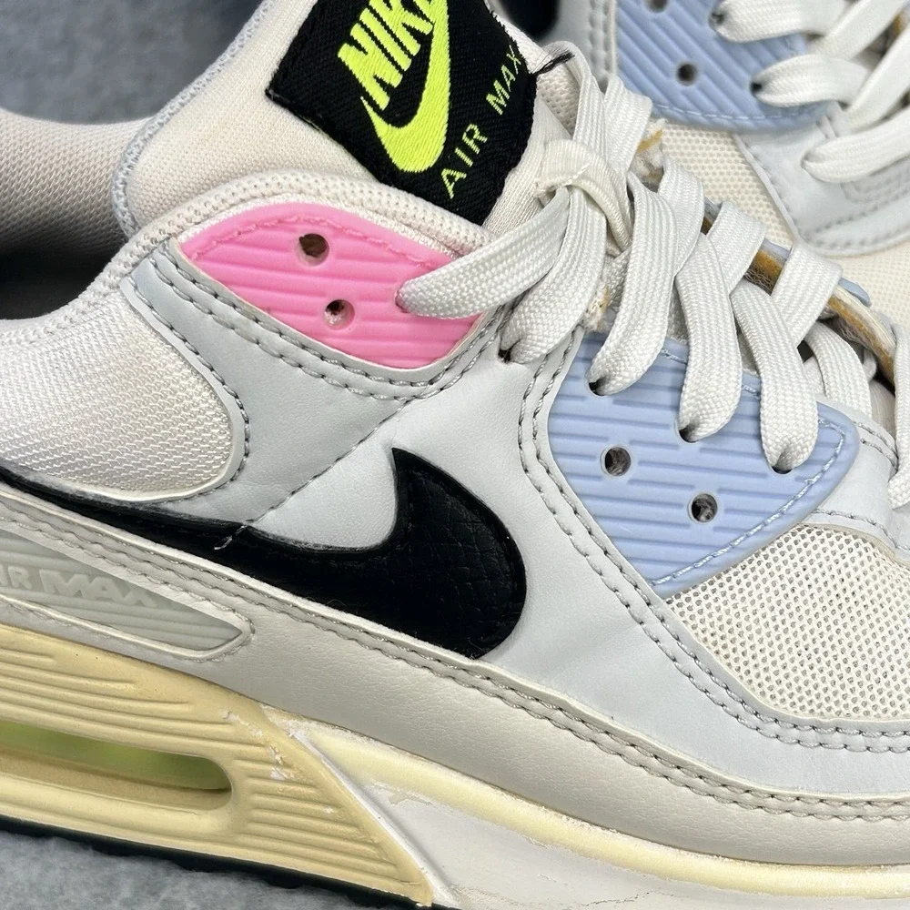 Women's Size 9 - Nike Air Max 90 Low Multi-Color Paste Sneaker Shoe